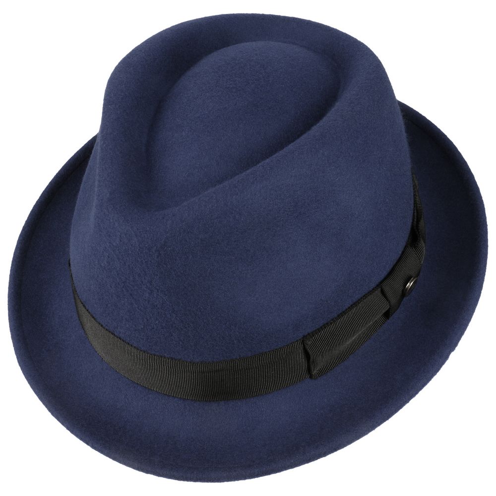Trilby Woolfelt by Lierys - Blå Uld Hat