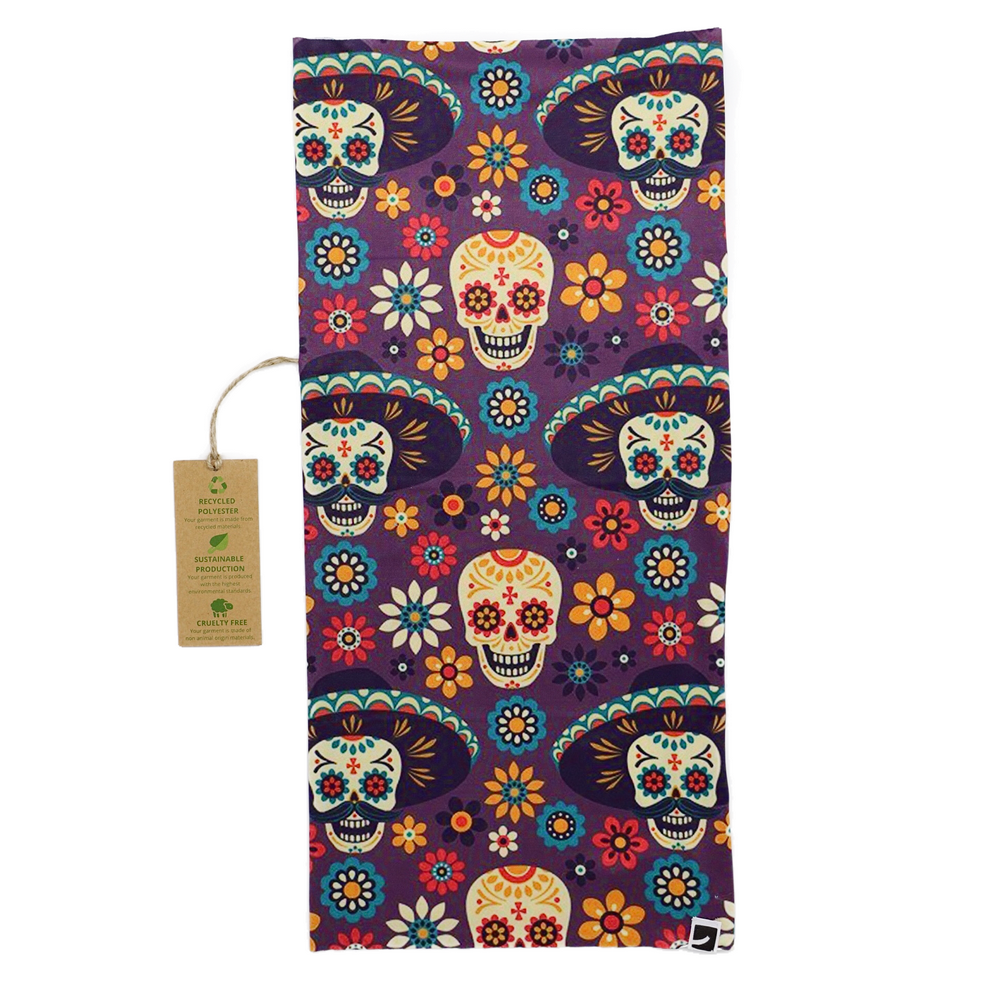 Mexican Skull Bandana - Multifunktions Tørklæde