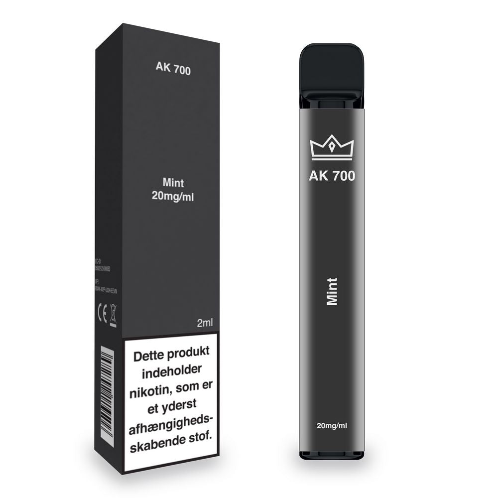 K b E cigarette AK 700 Mint 20 mg ml til Kr. 79.00 DKK i The