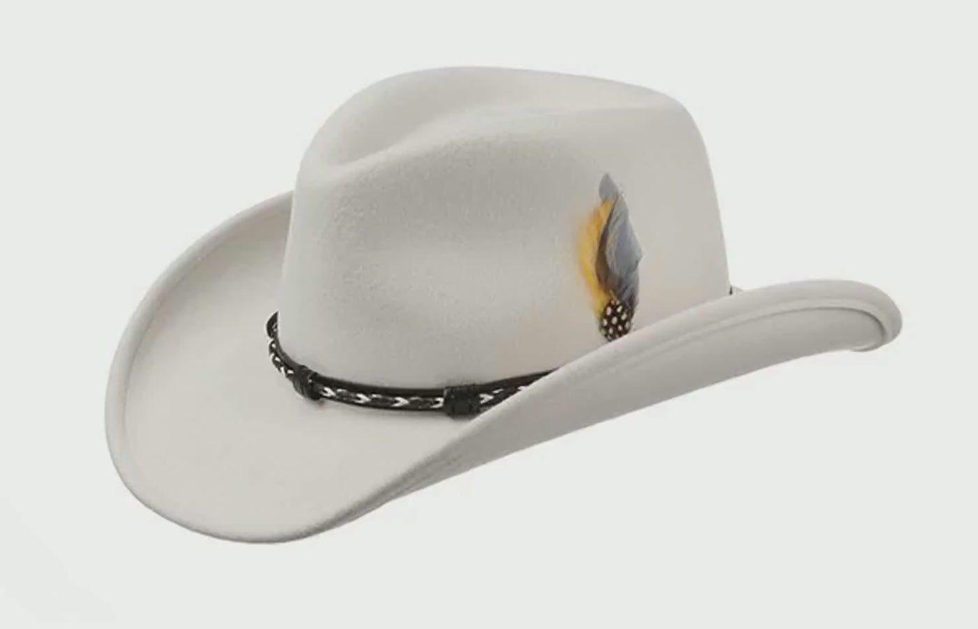 Stetson Western Vitafelt -  Sort Cowboy Hat