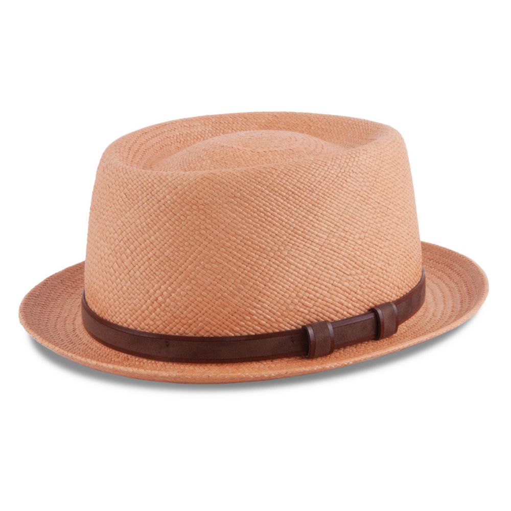 Køb MJM LEO Porkpie Panama Hat - Stråhat Tabacco Kr. 799.00 DKK i The Prince Webshop