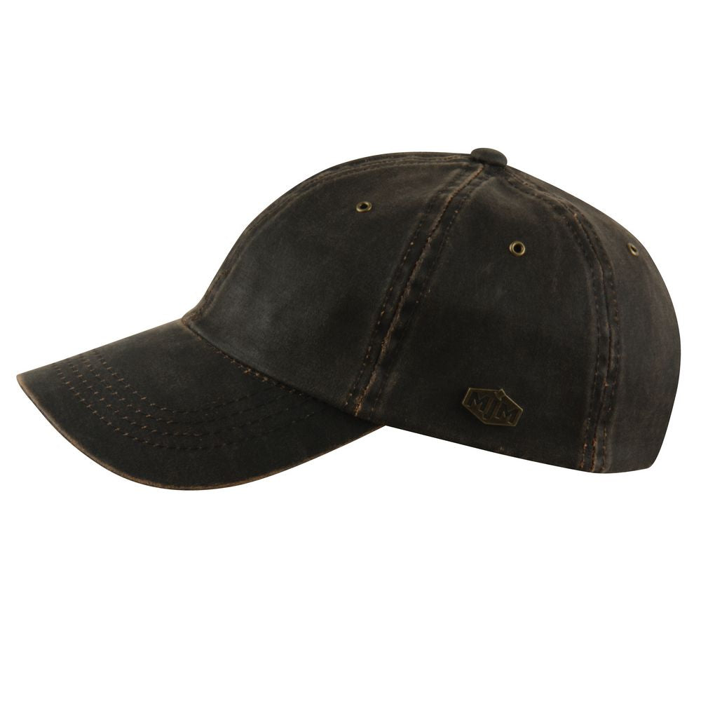 Mjm ron antique baseball cap cotton brown - Main Image