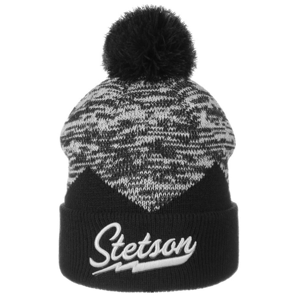 stetson-signature-beanie-pompom-hat-black-the-prince-webshop