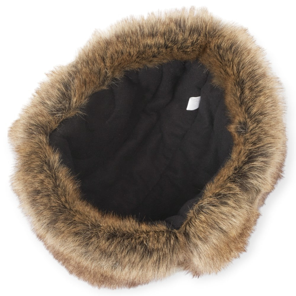 MJM Trapper Hat Recycled Taslan Faux Fur - Olive