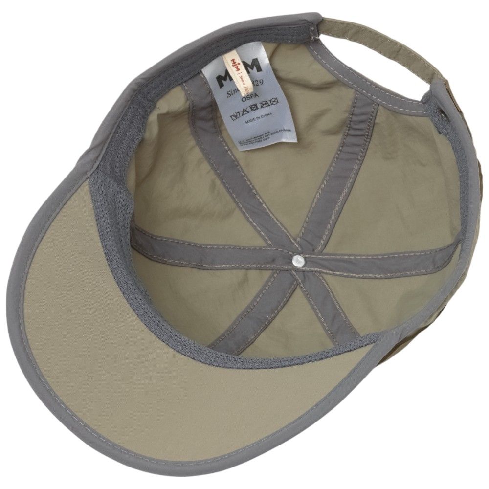 Mjm 2 -tone taslan baseball cap - olive green