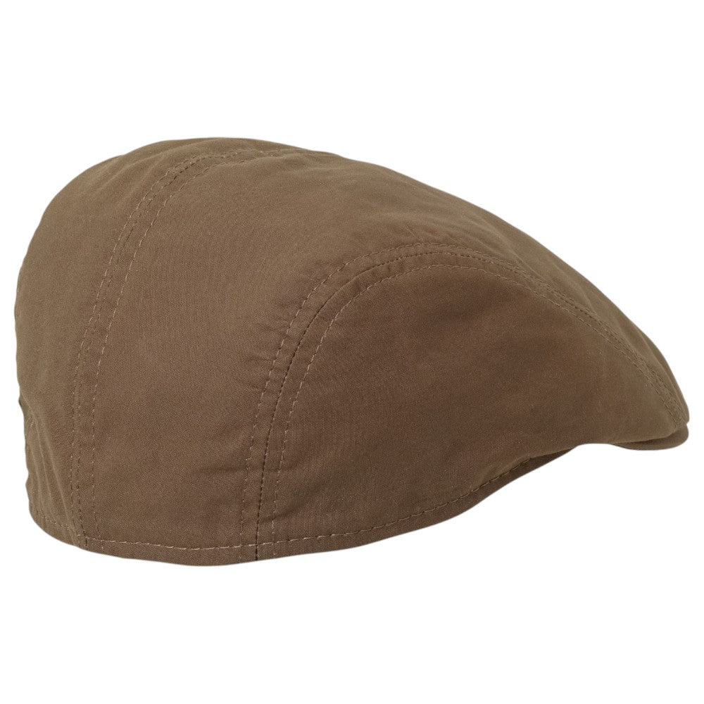 MJM Daffy 3 Staywax - Grøn Oilskin Sixpence - Flat Cap fra MJM Hats hos The Prince Webshop