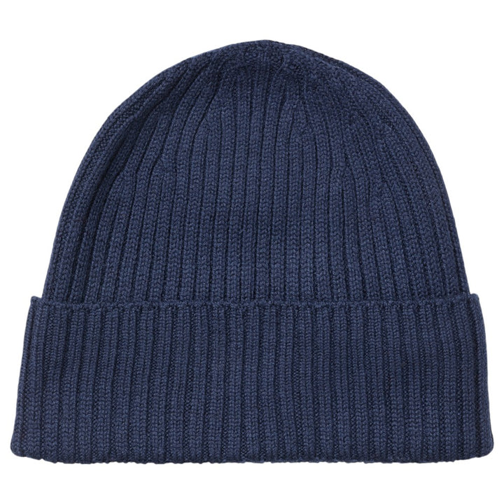 MJM Beanie i 100% Merino Uld - Navyblå Hue