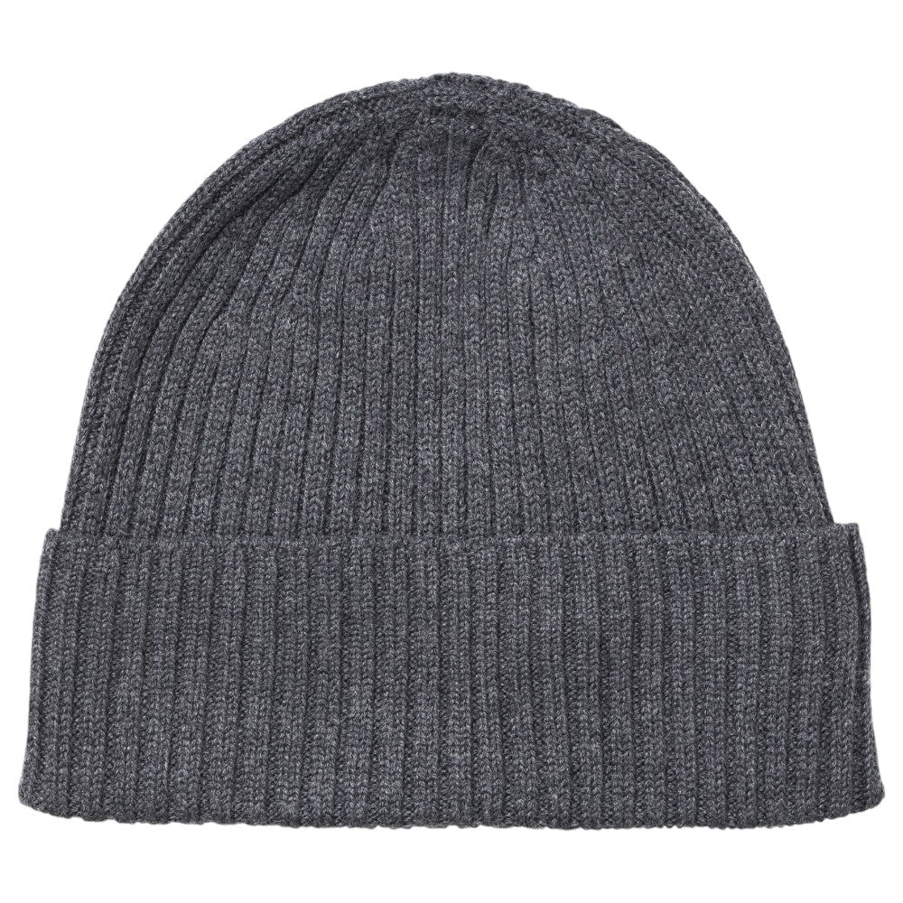 MJM Beanie i 100% Merino Uld - Anthracit Hue - Hue fra M.J. MICHAELSEN A/S hos The Prince Webshop