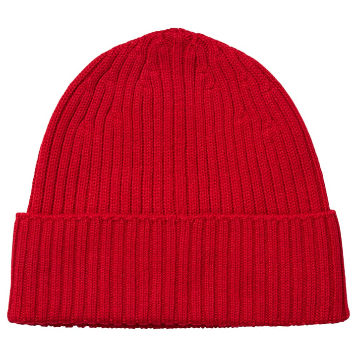 MJM Beanie 100% Merino -villa - punainen korkki