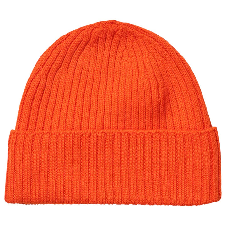 MJM Beanie i 100% Merino Uld - Orange Hue - Hue fra M.J. MICHAELSEN A/S hos The Prince Webshop