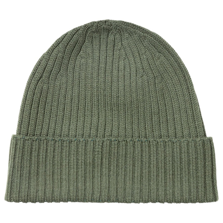 MJM Beanie i 100% Merino Uld - Armygrøn Hue