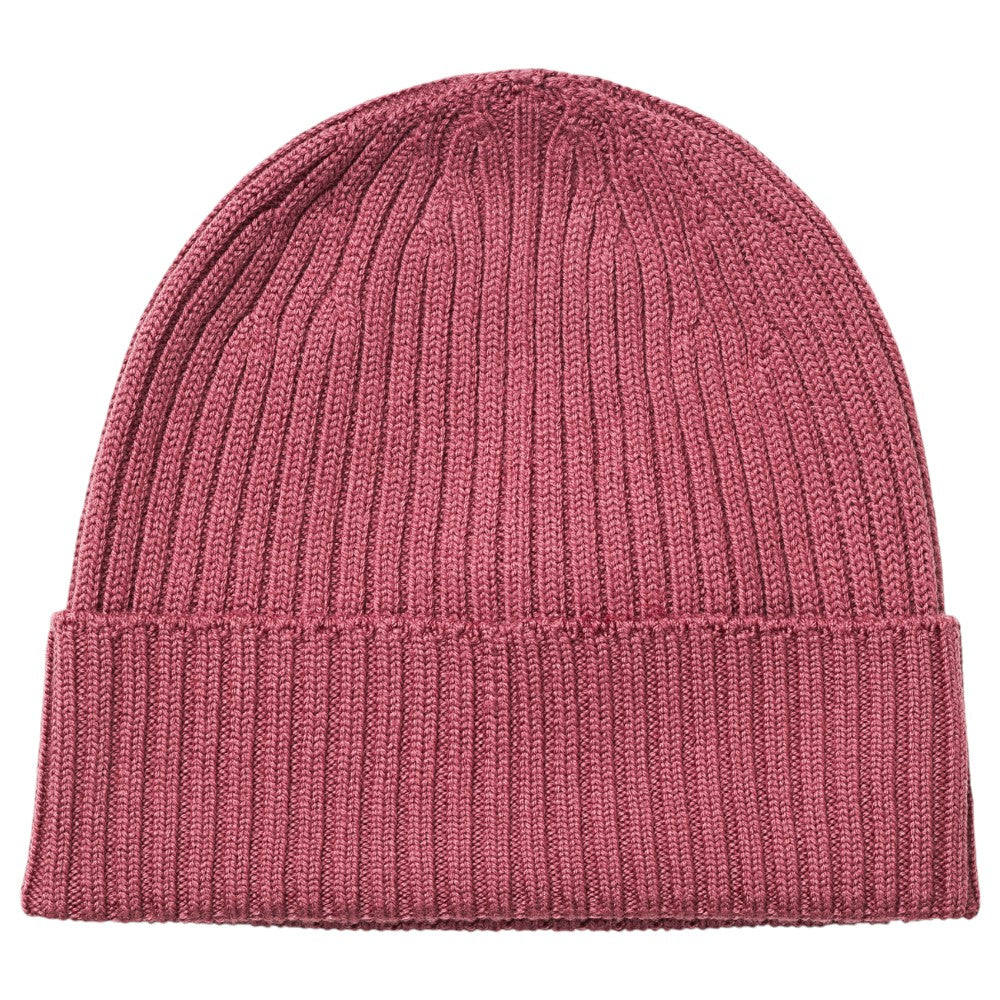 MJM Beanie i 100% Merino Uld - Rosa - Hue fra M.J. MICHAELSEN A/S hos The Prince Webshop