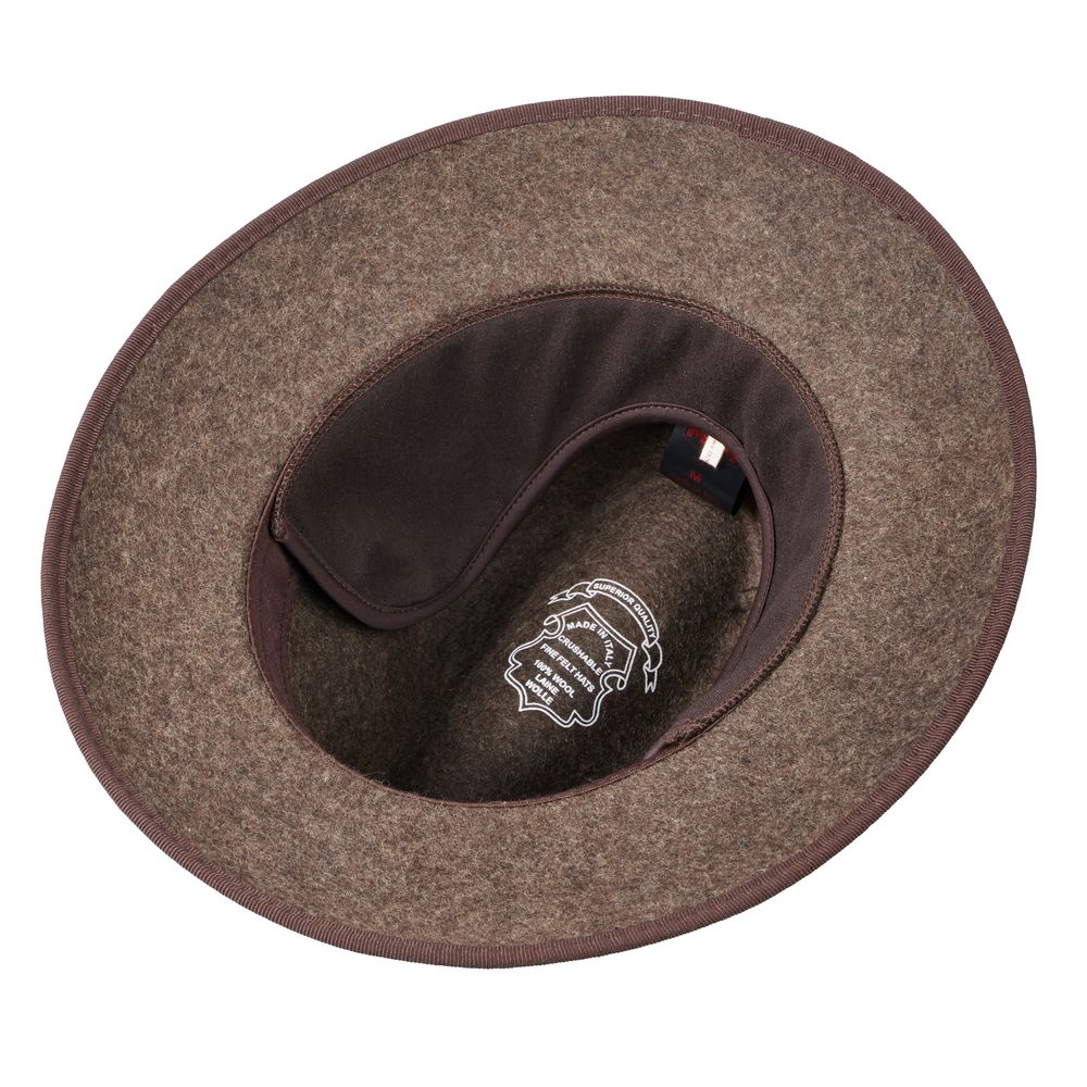 MJM MARCO EL Brown Wool Felt Hat with Earflaps