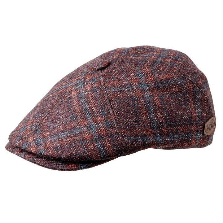 MJM Rebel 32 Virgin Wool Brown Check Sixpence