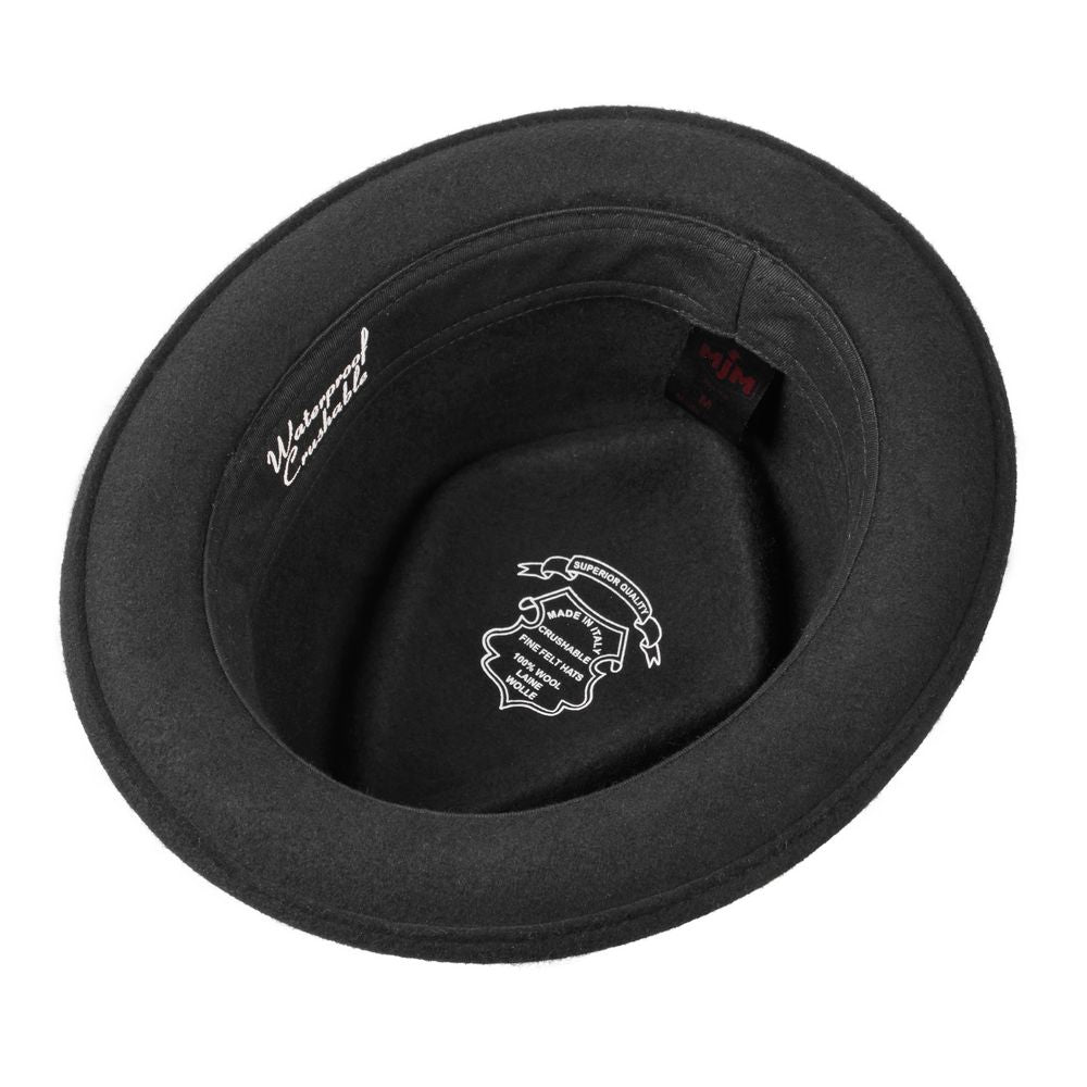 MJM DIAMOND Uld Filt Hat - Waterproof & Crushable - SORT