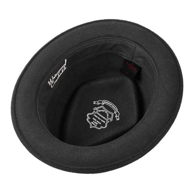 MJM Diamond Wool Felt Hat - Waterproof & Crushalt - Black