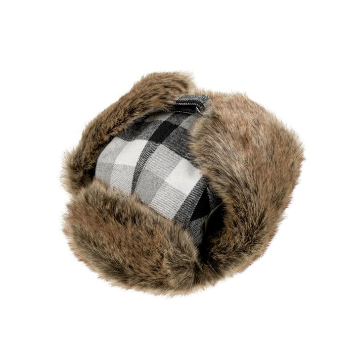 MJM Stairs Rex 32 Faux Fur Grey Check