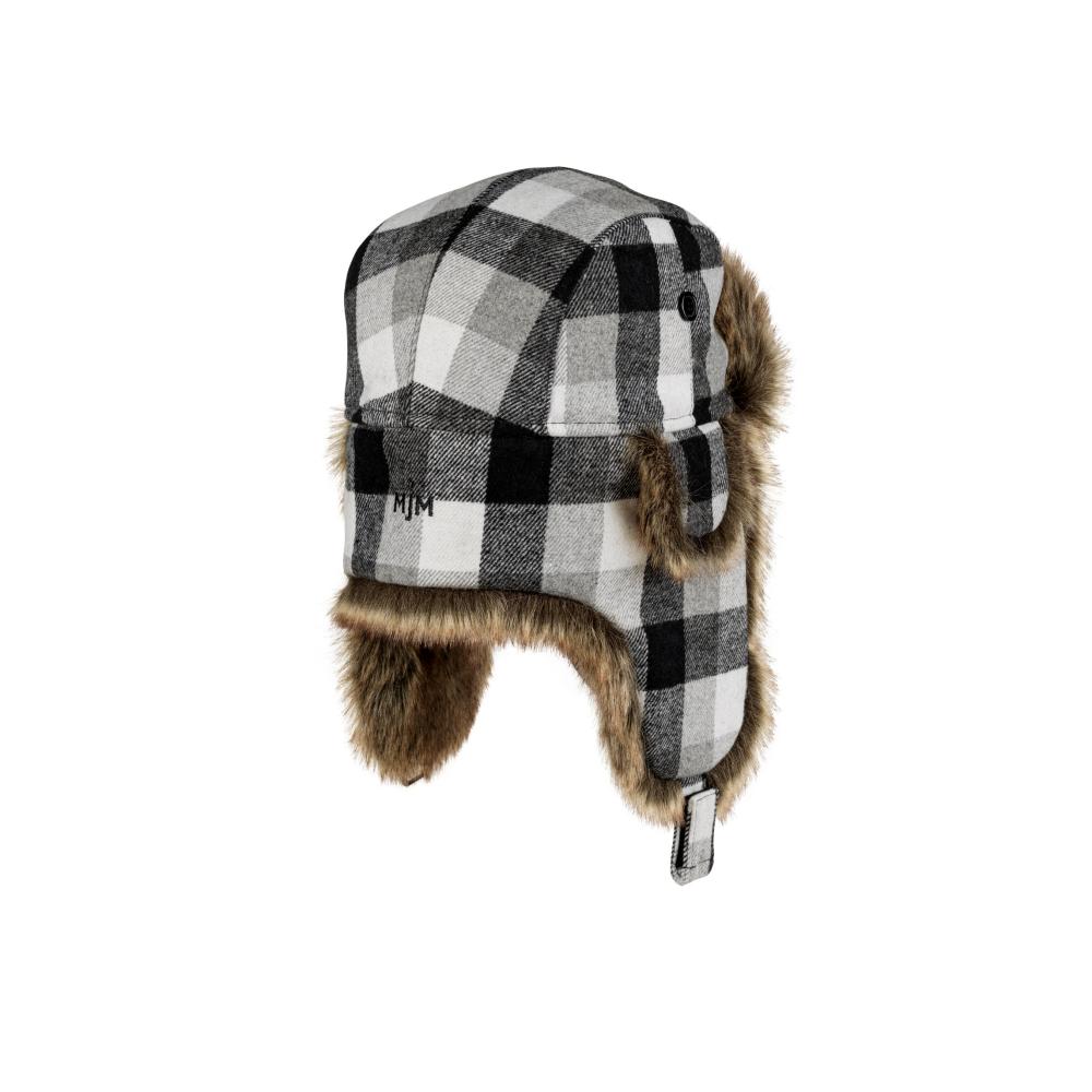 MJM Stairs Rex 32 Faux Fur Grey Check