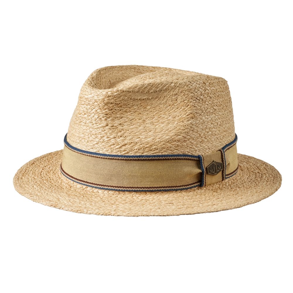 MJM Jake – Organic Raffia Stråhat - Beige - Hat fra MJM Hats hos The Prince Webshop