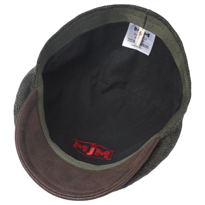 MJM Driver Xtra – 42 Wool Mix - Green Herringbone