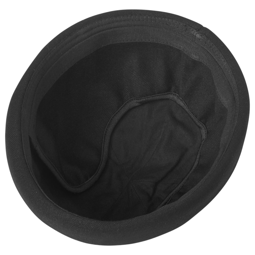 MJM Aron 41 EL Bamboo Docker Cap Black - Docker Cap fra MJM Hats hos The Prince Webshop