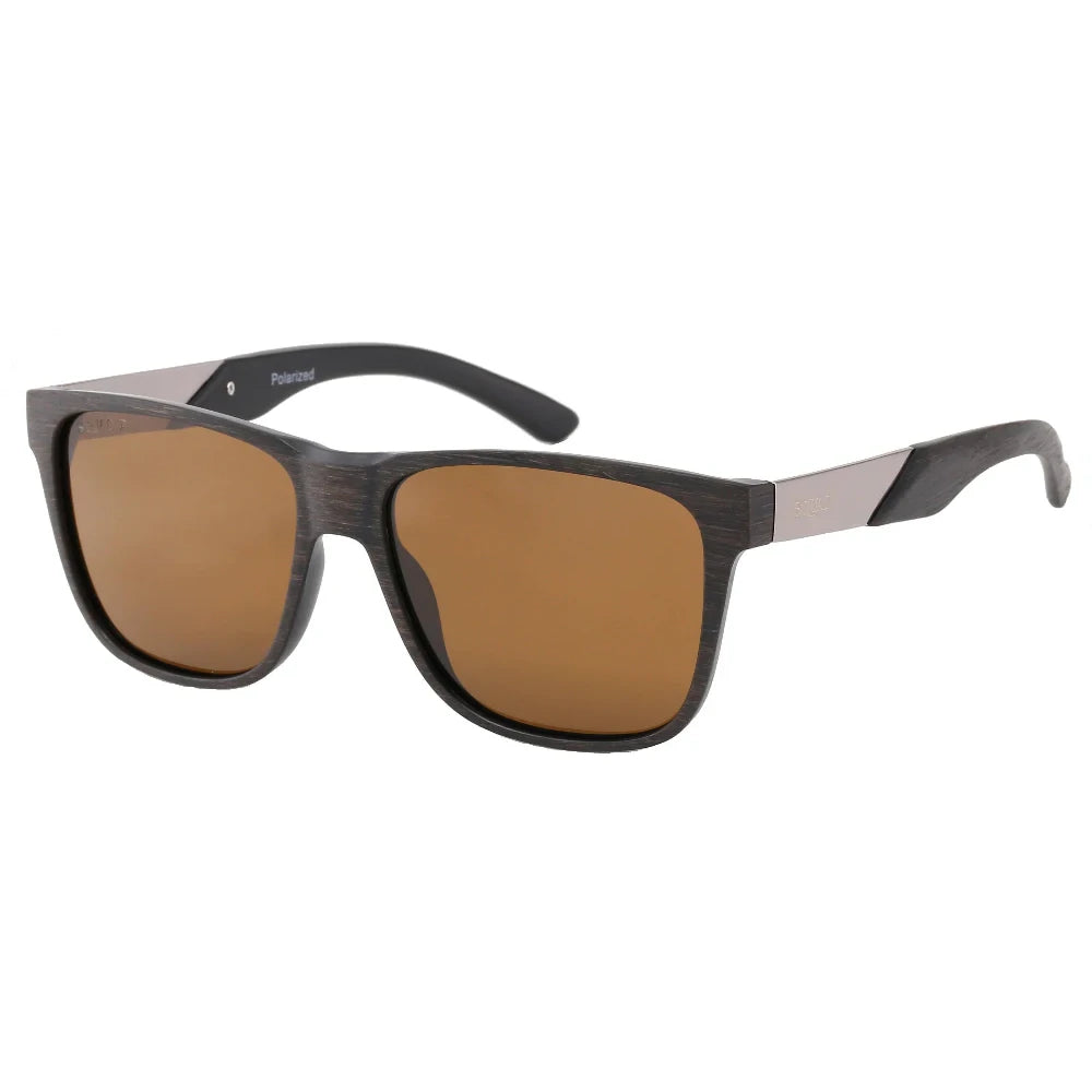 Squad Classic Style Square UV400 Polarized Sunglasses - 3 Farver