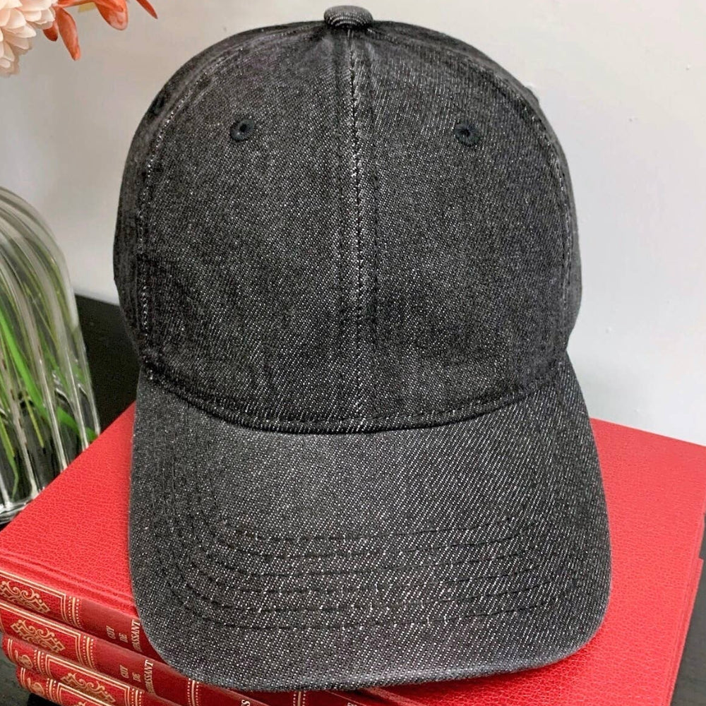 Justerbar Denim Kasket i 3 Farver