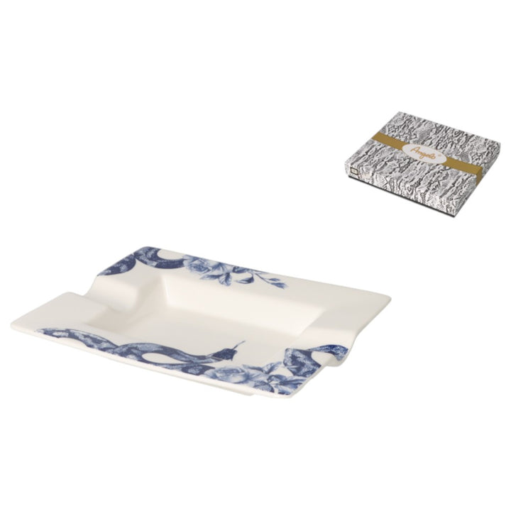 Angelo Dobbelt Cigar Askebæger - Snake & Roses - Cigar Askebæger fra Angelo hos The Prince Webshop