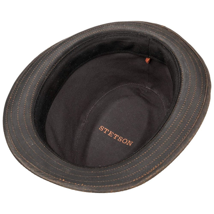 Stetson CO/PES Trilby Hat - Brunt Oilskin Look