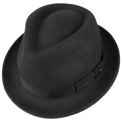 Trilby Woolfelt by Lierys - Black Wool Hat