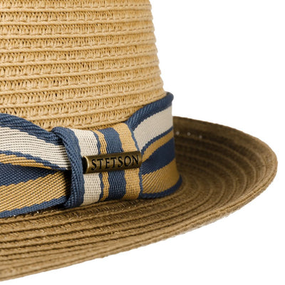 Stetson Trilby Toyo Summer Hat - Natural/Biscotto