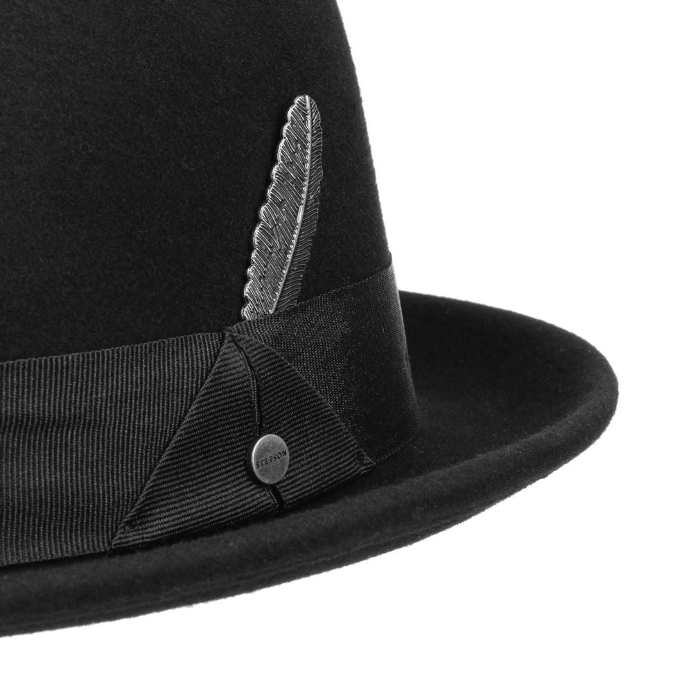 Stetson Player Woolfelt - Sort - Player Hat fra Stetson hos The Prince Webshop