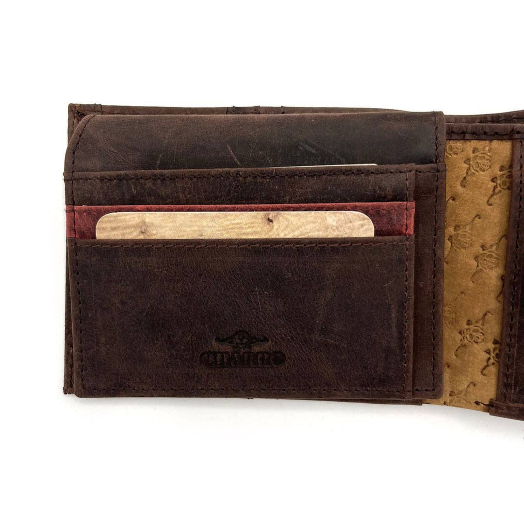 CHARRO ægte læder tegnebog med vintage effekt - Tegnebog fra Charro hos The Prince Webshop