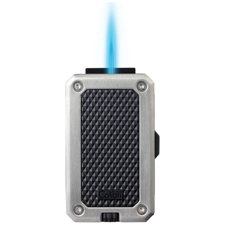 COLIBRI RALLY SORT SØLV mat 1 jet laser lighter