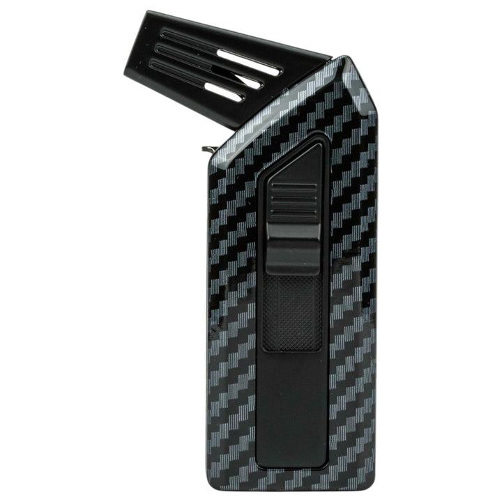 PASSATORE Pibelighter Peter Carbon Finish med Pibebestik - Lighter fra Passatore hos The Prince Webshop