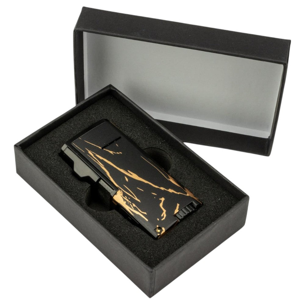 SKY Windsor 3-flame Jet Cigar Lighter med Puncher - Marble