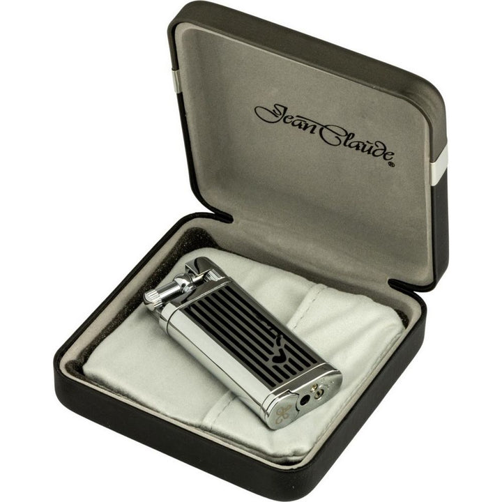 JEAN CLAUDE flint pipe lighter "Oldie" - black stripes