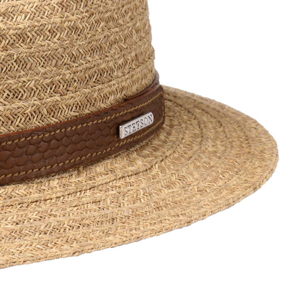 Stetson Traveller Raffia Strå Sommerhat - Super Light - Traveller Hat fra Stetson hos The Prince Webshop