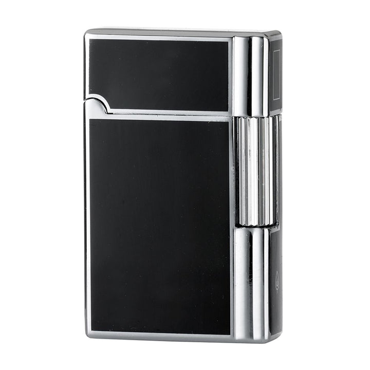 Eurojet Gender Classic Lighter - Gaslighter with Stone - Black Silver