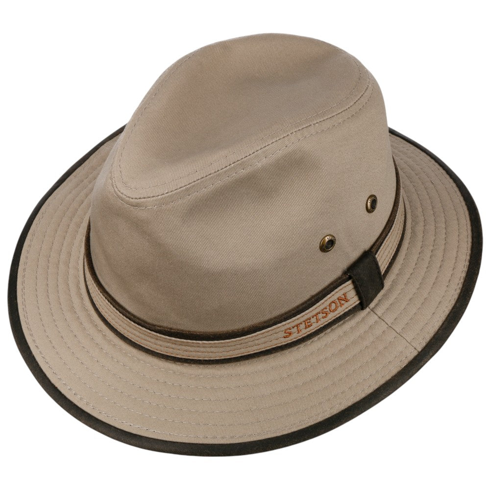 Stetson Cotton Traveller Sommerhat - Beige - Traveller Hat fra Stetson hos The Prince Webshop