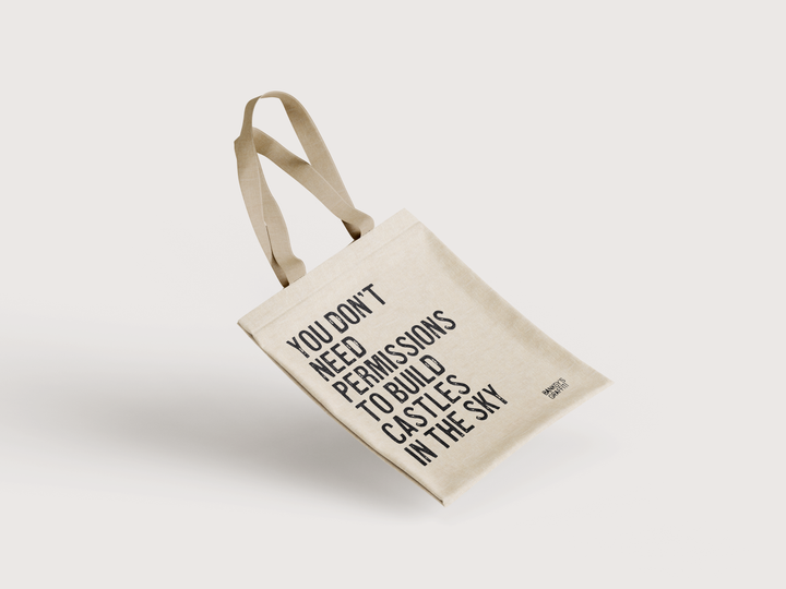 Banksy's Graffiti Mini Tote Bag - You Don't Need...