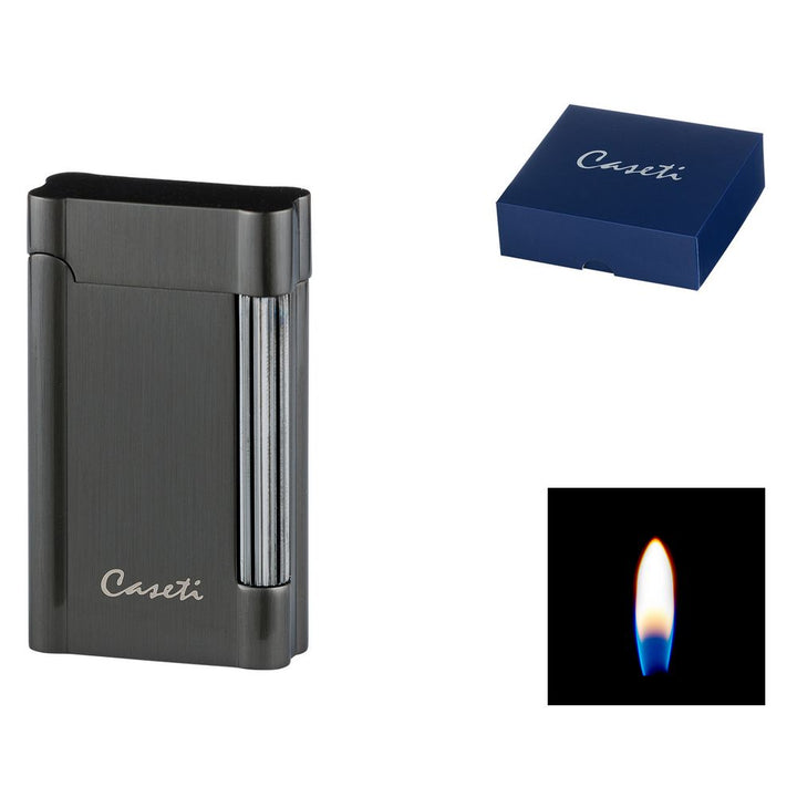 CASETI Flint Cigarette Lighter - Satin Gunmetal