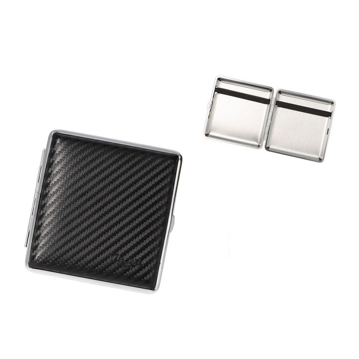 CASETI Cigarette Case for 20 King Size - Carbon Look