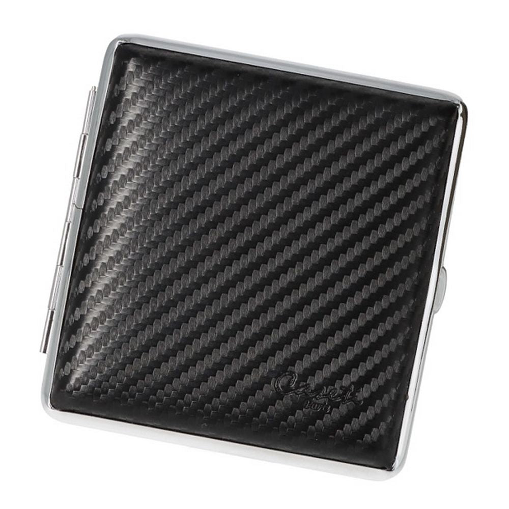 CASETI Cigarette Case for 20 King Size - Carbon Look