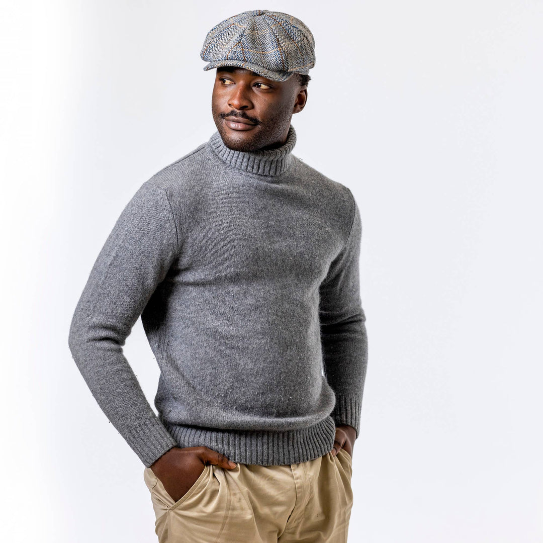 Heritage Tradition Carlyle Tweed Newsboy Cap Herringbone