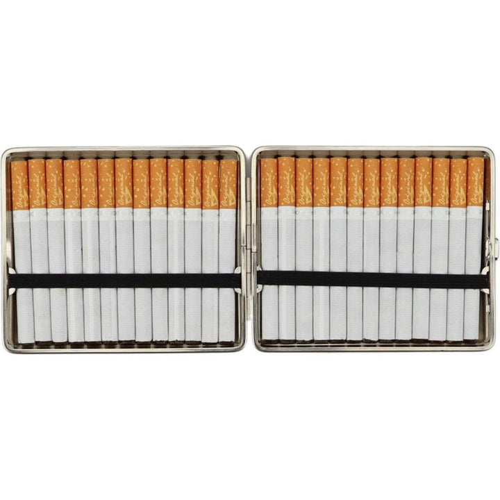 vom Hofe Cigaret Etui - 26 King Size - Mat Chrom - Cigaret Etui fra vom Hofe hos The Prince Webshop