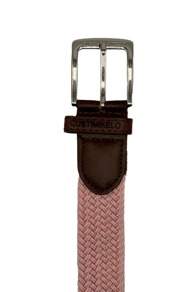 Custi Mikelo Flettet Elastisk Bælte Støvet Pink | mod 1