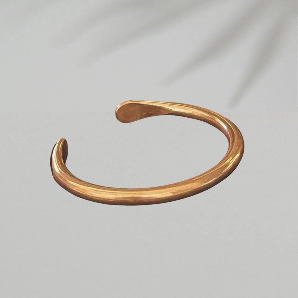 Kobber klemme armbånd til mænd - Armbånd fra Ayurveda Specialist B.V. hos The Prince Webshop