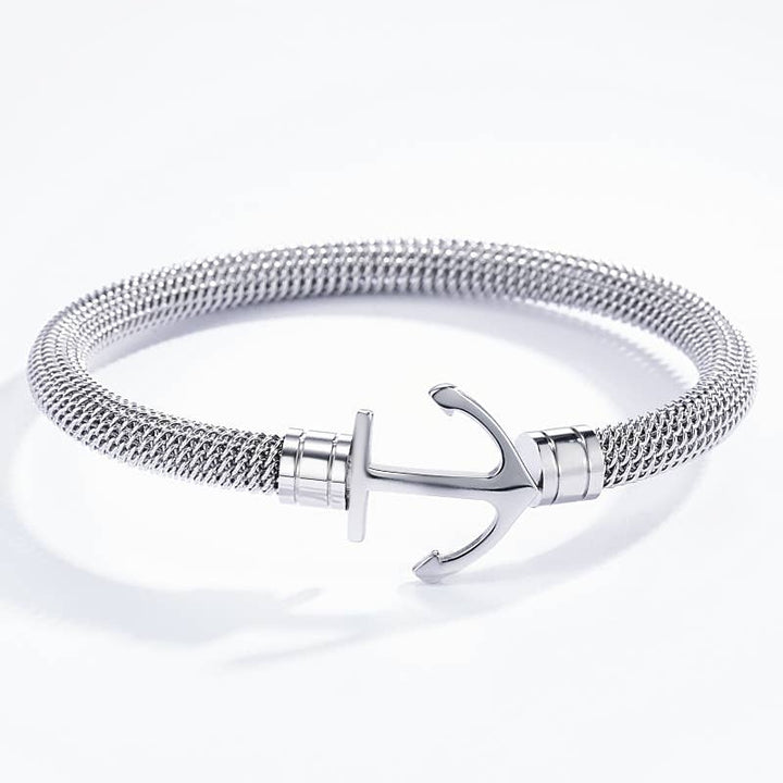 Captain Rustfrit stål armbånd - 3 farver