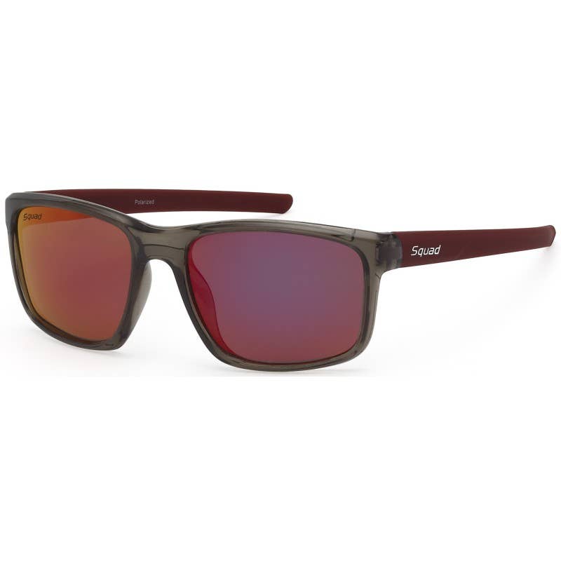 Squad Rectangular UV400 Polarized Sunglasses - 3 colors